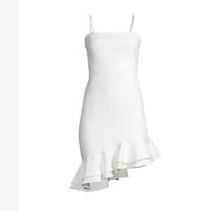 LIKELY Manon Ruffle Hem Sheath Dress